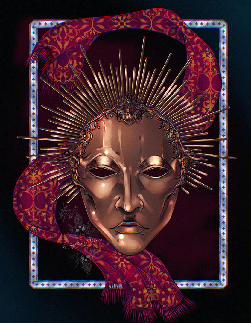 D&D Die Vergessenen Lande Inquisitor Mask D&D Die Vergessenen Lande Inquisitor Mask